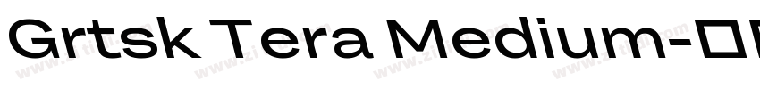 Grtsk Tera Medium字体转换